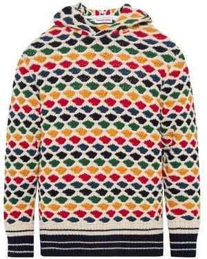 Orlebar Brown Kirk Pattern Hoodie - Natural