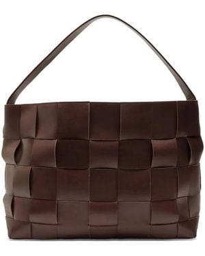 St. Agni Large Woven Tote Bag - Brown