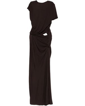 Christopher Esber Twisted Cut-Out Maxi Dress - Black