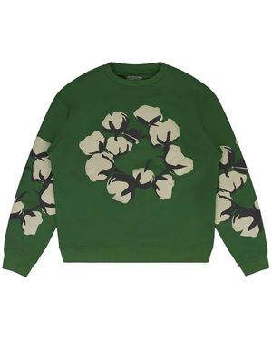 DENIM TEARS Cactus Wreath Jumper - Green
