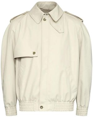 MM6 by Maison Margiela Cotton Twill Jacket - Natural