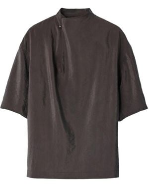 Lemaire Soft Collar Top - Grey