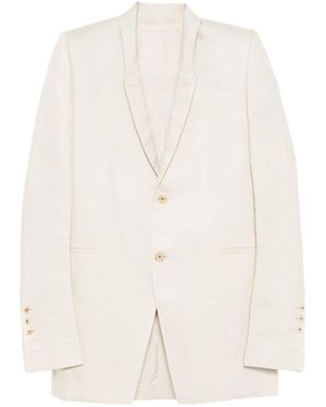 Rick Owens Blazer Dirt - Blanco