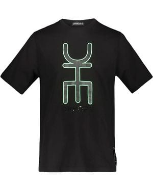 DR. HOPE Logo-Print T-Shirt - Black