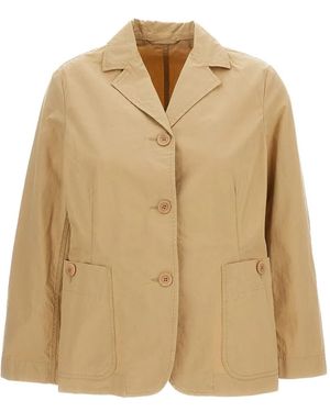 Casey Casey Single-Breasted Blazer - Natural