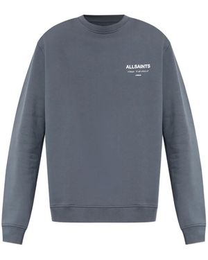 AllSaints Underground Printed Sweatshirt - Blue