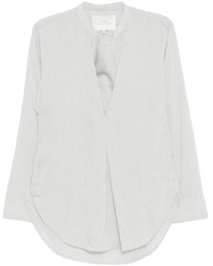 Studio Nicholson Chalk Stripe Pampa Top - White