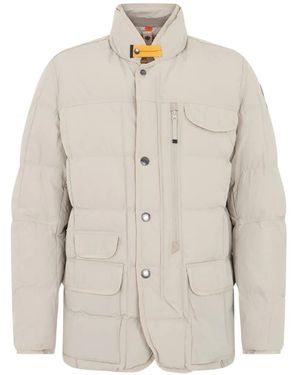 Parajumpers Blazer Quilted Button-Up Jacket - White