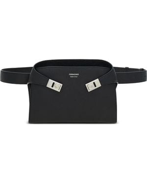 Ferragamo Marsupio Con Applicazione - Nero