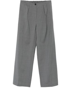 Phisique Du Role Pleated-Front Trousers - Grey