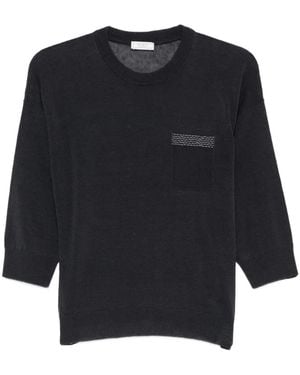 Peserico Embellished Jumper - Blue