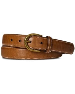 Polo Ralph Lauren Ceinture À Détails De Coutures - Marron
