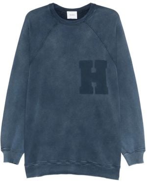Halfboy Faded-Effect Sweatshirt - Blue