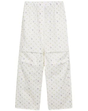Marge Sherwood Peanuts Woodstock Straight-Leg Trousers - White