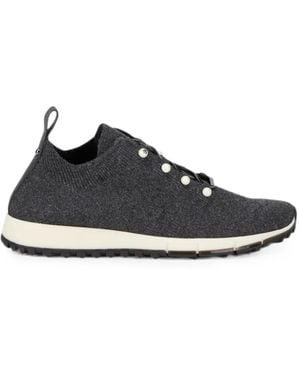 Jimmy Choo Faux-Pearl Embellished Trainers - White