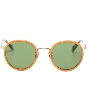 Garrett Leight Wilson X Round-Frame Sunglasses - Green