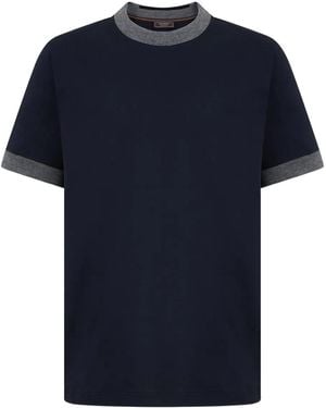 Peserico Ribbed T-shirt - Blue