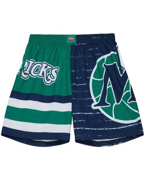 Mitchell & Ness Dallas Mavericks Jumbotron 3.0 Shorts - Green