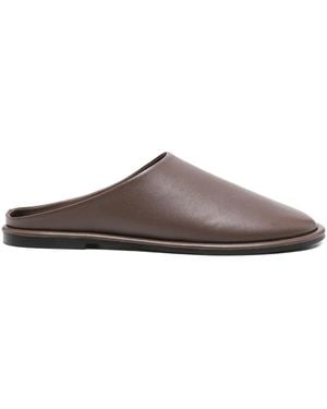 A.Emery Spencer Flat Slippers - Brown