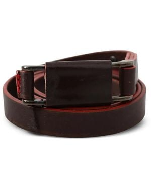 CoSTUME NATIONAL Rustic-Buckle Belt - Brown