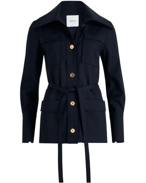 Patou Safari Twill Jacket - Blue