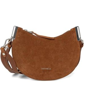 Coccinelle Zip Satchel - Brown