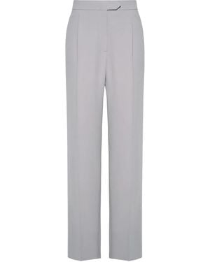 ANOUKI Pantalones plisados - Blanco