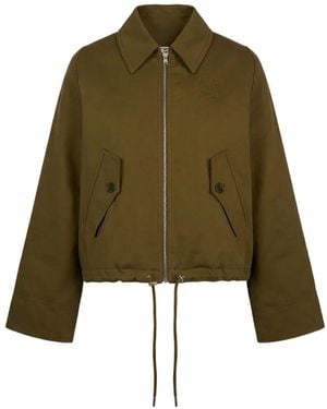 Closed Cotton Blouson Jacket - Green