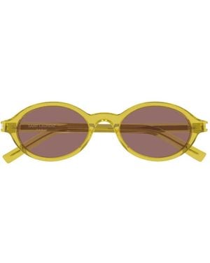 Saint Laurent Gafas Jeanne Con Montura Oval - Multicolor