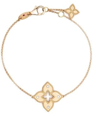 Roberto Coin Venetian Princess ブレスレット 18kローズゴールド - ホワイト