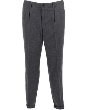Incotex Pleated Chinos - Grey