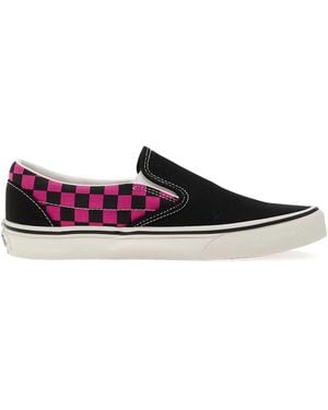Vans Checkerboard-Pattern Slip-On Trainers - Black