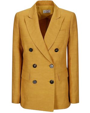 Alberto Biani Blazer À Boutonnière Croisée - Jaune