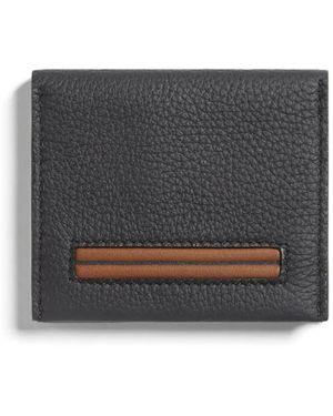 ZEGNA Portacarte Bi-Fold - Grigio