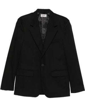 Pence Blazer Gabriel Boutonné À Revers Crantés - Black