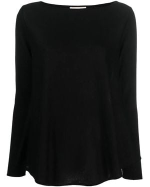 Wild Cashmere Fine Knit Sweater - Black