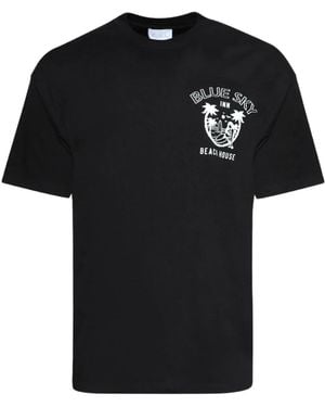 BLUE SKY INN Beach House T-Shirt - Black