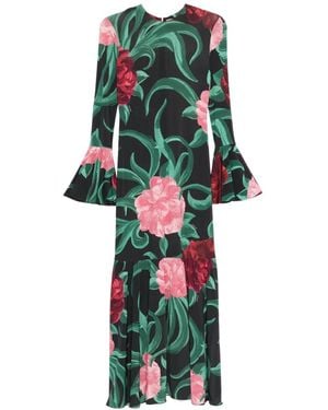 La DoubleJ Alba Floral-print Maxi Dress - White