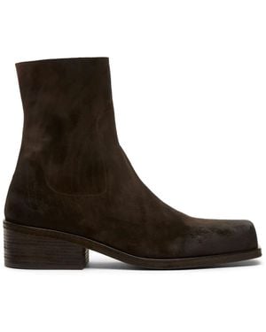 Marsèll 55Mm Cassello Suede Ankle Boots - Brown