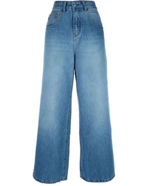 Lois Wide-Leg Jeans - Blue