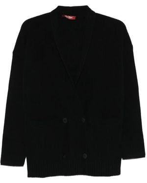 Max Mara Cardigan À Boutonnière Croisée - Noir