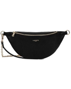 Lacoste Pochette À Bride En Chaîne - Black