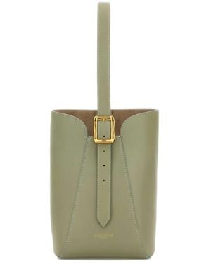 J&m Davidson Nano Quiver Buckle Leather Bucket Bag - Green