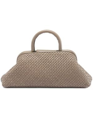 Officine Creative Helen 21 Woven Shoulder Bag - Brown