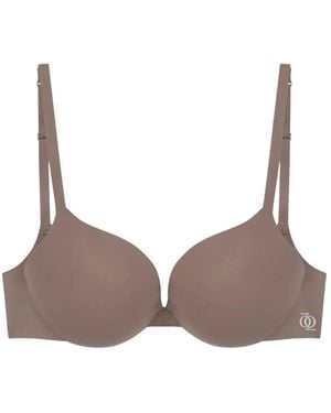 GOD SAVES QUEENS Soutien-Gorge À Logo Imprimé - Brown