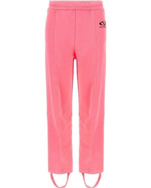 Vetements Oval Logo Track Trousers - Pink