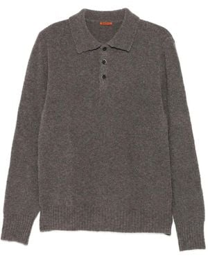 Barena Buttoned Polo Shirt - Grey