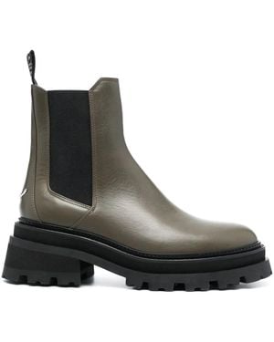 Zadig & Voltaire 65Mm Leather Ankle Boots - Black