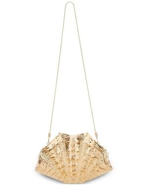 Jonathan Simkhai Shell Chain Clutch Bag - Metallic