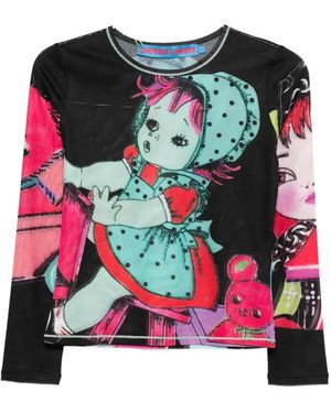 Chopova Lowena Sweeties Printed T-Shirt - Red